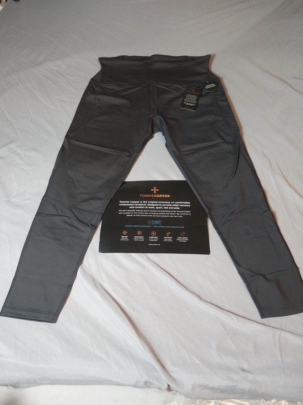 Tommie Copper Pro-Grade Lower Back Support Compression Leggings #411